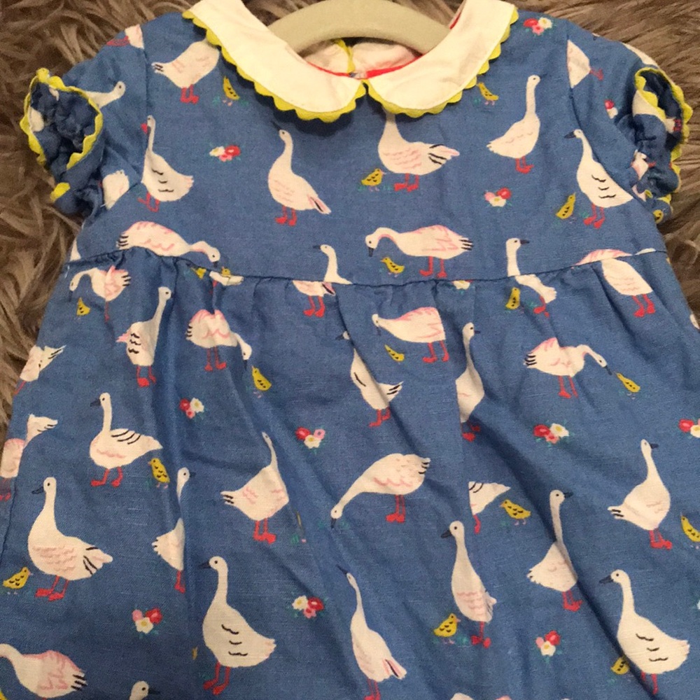 Baby Boden duck dress!